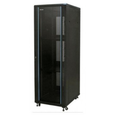 PHASAK Armario Rack 19" Phasak Pro 42U  800x1000 Montado (Incluye: 2 bandejas de 19? + Regleta electrica 19? + Juego de ruedas +  Ventilacion) en Huesoi